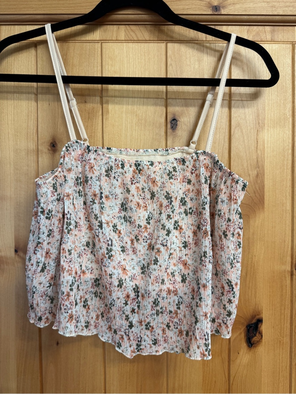 Floral Flowy Cami Crop Top